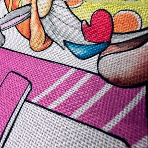 Easter Bunny Gnome HOP Table Placemats Set Of 4 NEW Easter Eggs Spring CUTE Kids - Picture 6 of 6